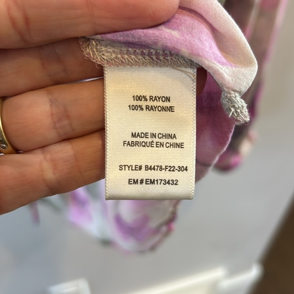 Bella Dahl Floral Camo Full Button Down Hipster Shirt - Picture 6 of 9